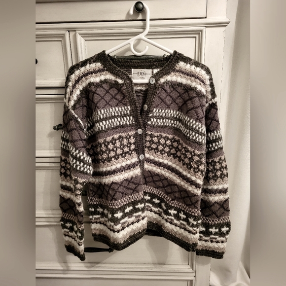 B.MOSS button up sweater - Picture 1 of 5